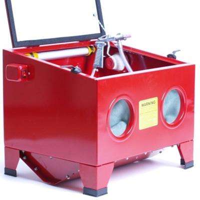 ES Zandstraalkast Tafel Model 59 x 49 x 49 cm. -(B x H. x D.)