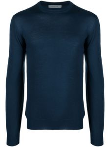 Corneliani pull fin en laine - Bleu