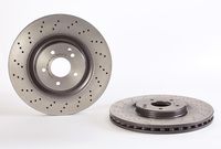 Remschijf COATED DISC LINE BREMBO, Remschijftype: Geperforeerd / Geventileerd, u.a. für Mercedes-Benz