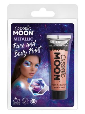 Cosmic Moon Metallic Face Body Paint
