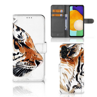 Hoesje Samsung Galaxy A04s | Samsung Galaxy A13 5G Watercolor Tiger - thumbnail