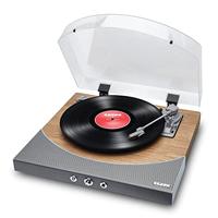 ION Audio Premier LP - Draadloze Bluetooth platenspeler / vinyl platenspeler met luidsprekers, USB-conversie, RCA & hoofdtelefoonuitgangen - Natuurlijke houtafwerking