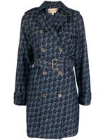 Michael Michael Kors trench en jean à logo jacquard - Bleu - thumbnail