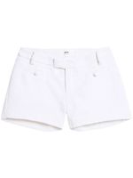 AMI Paris short en tweed - Blanc