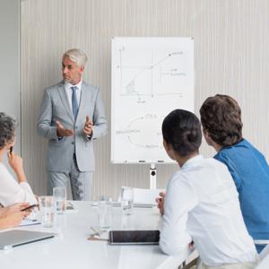 100 x 65 cm Mobiel Whiteboard op Wieltjes In Hoogte Verstelbaar tot 192 cm Magnetisch met Ronde Standaard Magneten Markers en Gum Wit