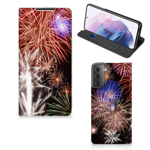 Samsung Galaxy S21 Plus Hippe Standcase Vuurwerk