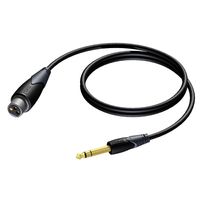 Procab CLA723/1.5 verloopkabel 1x XLR female naar 1x Stereo jack 150cm