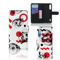 Telefoonhoesje met Naam Xiaomi Mi A3 Skull Red