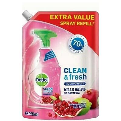 Dettol Allesreiniger navulling voor spray - Pomegranate - 1200ml Dettol Allesreiniger navulling voor spray - Pomegranate - 1200ml