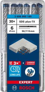 Bosch Accessoires Expert SDS plus-7X hamerboor 6 x 50 x 115 mm - 1 stuk(s) - 2608900180