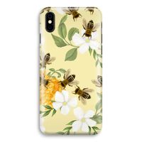 No flowers without bees: iPhone Xs Volledig Geprint Hoesje - thumbnail