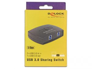 Delock 87723 USB 3.0 deelschakelaar 2 - 1