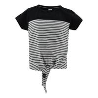 KIDDO gestreept T-shirt Doo zwart/wit