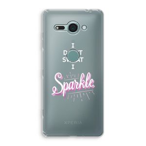 Sparkle quote: Sony Xperia XZ2 Compact Transparant Hoesje