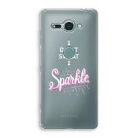 Sparkle quote: Sony Xperia XZ2 Compact Transparant Hoesje - thumbnail