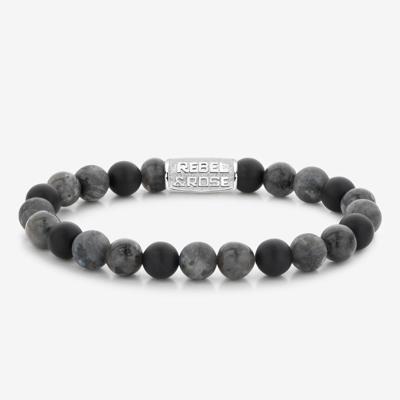 Rebel & Rose Armband Grey Rocks M Rebel & Rose Armband Grey Rocks M