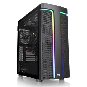 Thermaltake H590 TG ARGB tower behuizing 2x USB-A 3.2 (5 Gbit/s), 2x Audio, Window-kit