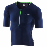 Orca 226 Perform tri jersey korte mouw blauw/groen heren S