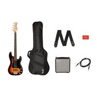 Squier Affinity Series Precision Bass PJ Pack LRL 3-Color Sunburst - Elektrische basgitaar set