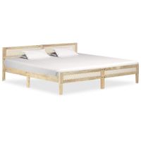 Bedframe massief mangohout 200 cm