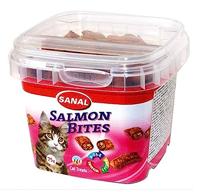 Sanal cat salmon bites cup 75 GR