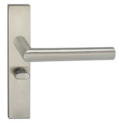 Impresso Harrow Deurbeslag Schild met WC Rozet | Rvs Deurklink | Set van 2 Deurkrukken Impresso Harrow Deurbeslag Schild met WC Rozet | Rvs Deurklink | Set van 2 Deurkrukken