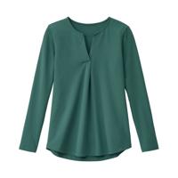 Tuniek met lange mouwen, bio-jersey, oregano 40/42