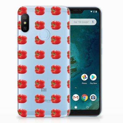 Xiaomi Mi A2 Lite Siliconen Case Paprika Red