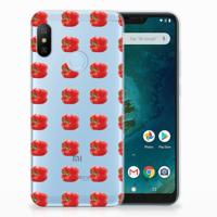 Xiaomi Mi A2 Lite Siliconen Case Paprika Red
