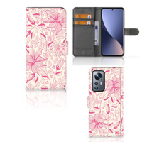 Xiaomi 12 Pro Hoesje Pink Flowers