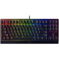 Razer BlackWidow V3 Tenkeyless - Compact mechanisch toetsenbord met Razer Chroma RGB (Groene mechanische switches van Razer, Uitgerust met Razer Chroma RGB, Compacte Vormfactor) US-Layout | Zwart