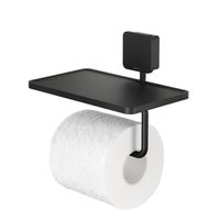 Toiletrolhouder Geesa Topaz Met Planchet Mat Zwart Geesa - thumbnail