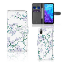 Huawei Y5 (2019) Uniek Hoesje Blossom White - thumbnail