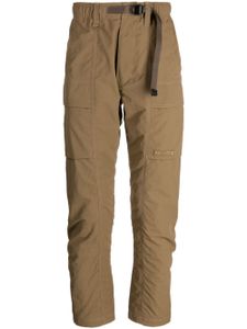 CHOCOOLATE pantalon droit à patch logo - Marron