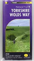 Wandelkaart Yorkshire Wolds Way | Harvey Maps - thumbnail