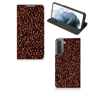 Samsung Galaxy S21 FE Flip Style Cover Koffiebonen