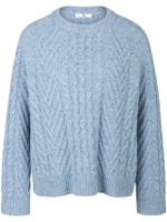 Trui structuurpatroon Van Peter Hahn blauw