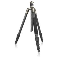 Mantona Titanium Carbon Stativ Tripod 3/8 inch Werkhoogte: 43 - 170 cm Donkergrijs Incl. tas, Kogelkop