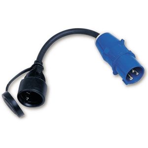 CEE verloopsnoer 230 volt 3 pins contra   -