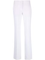 Moschino pantalon de tailleur à coupe droite - Blanc