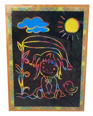 LG Imports kraskaart natuur junior 13 x 17 cm papier 2 delig LG Imports kraskaart natuur junior 13 x 17 cm papier 2 delig