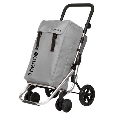 Playmarket Go Plus Boodschappentrolley Silver Playmarket Go Plus Boodschappentrolley Silver