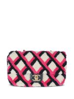 CHANEL Pre-Owned mini sac porté épaule Classic Flap à rabat (2016-2017) - Rose