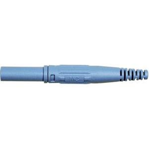 Stäubli XL-410 Laboratoriumstekker Stekker, recht Stift-Ø: 4 mm Blauw 1 stuk(s)