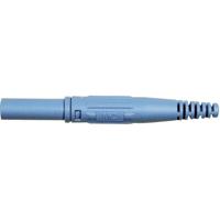 Stäubli XL-410 Laboratoriumstekker Stekker, recht Stift-Ø: 4 mm Blauw 1 stuk(s)