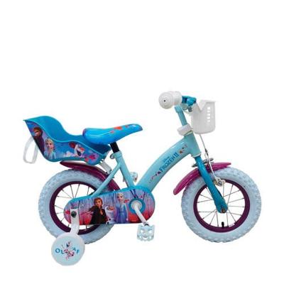 Disney Frozen 2 kinderfiets 12 inch Blauw Disney Frozen 2 kinderfiets 12 inch Blauw