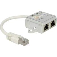 DELOCK netwerkadapter RJ45 Port Doppler 1xSt->2xBu 2xISDN