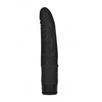 8 Inch Slight Realistic Dildo Vibe - Black