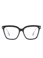 TOM FORD Eyewear lunettes de vue à monture rectangulaire - Noir - thumbnail