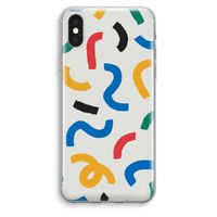 Illustratieve pop 2: iPhone XS Max Transparant Hoesje